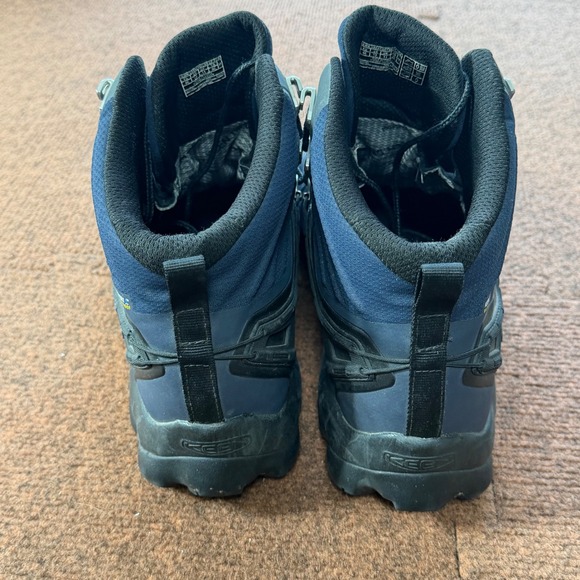 KEEN Venture Mid Waterproof Hiking Boots Mens 12 Blue Black 1021166 KonnectFit main image 11